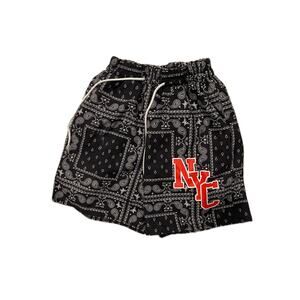 Romwe NYC Print Shorts Mens Small